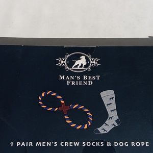 CREW SOCKS/ DOG TOY GIFT SET
